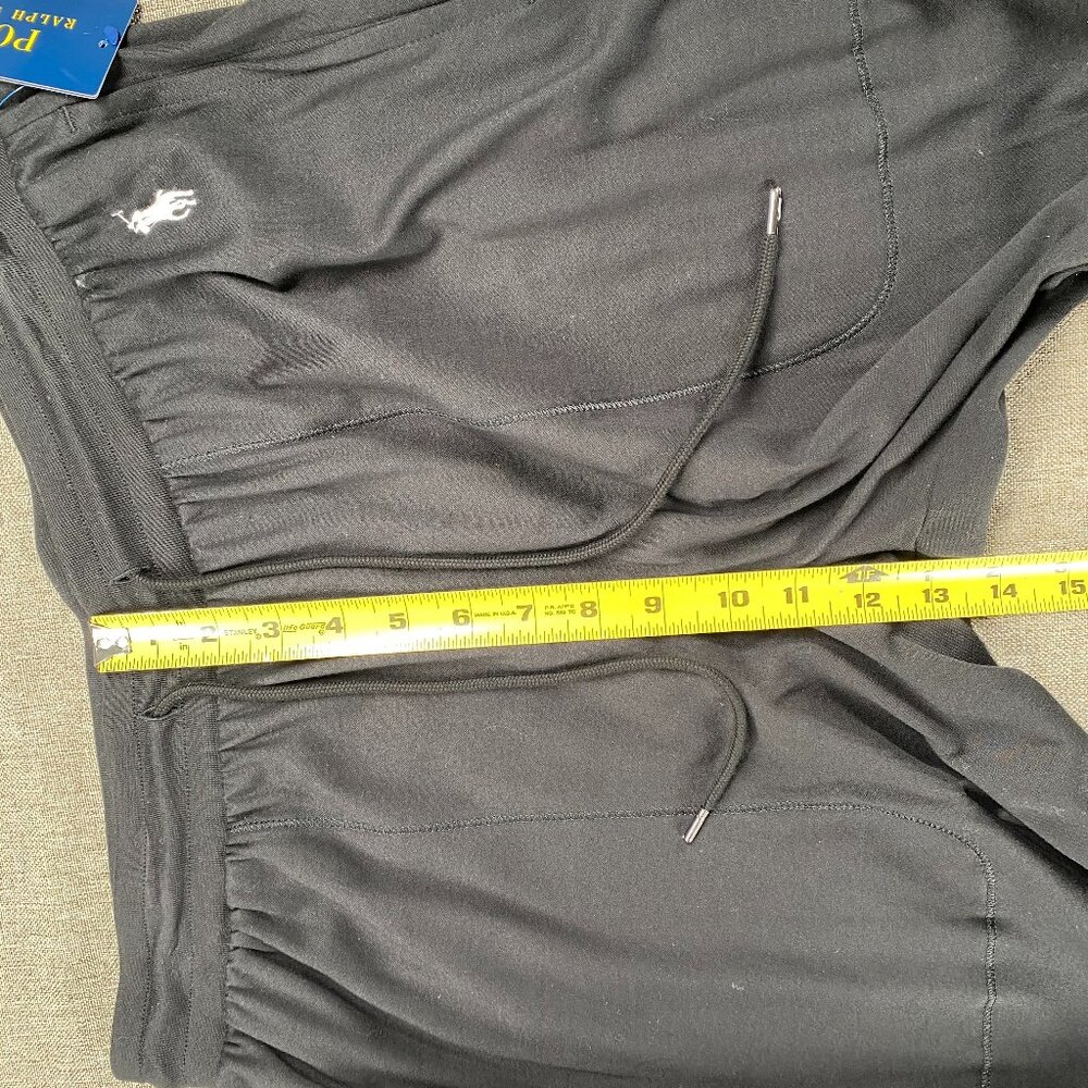 Polo Ralph Lauren Luxury Mercerized Pajama Pants Men's Large Black Sleepwear NWT - Picture 9 of 12